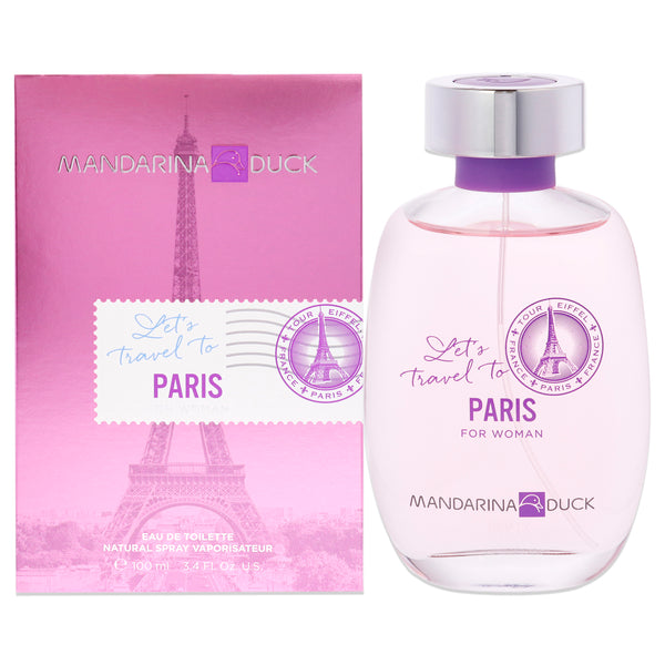 Mandarina Duck Lets Travel To Paris by Mandarina Duck for Women - 3.4 oz EDT Spray