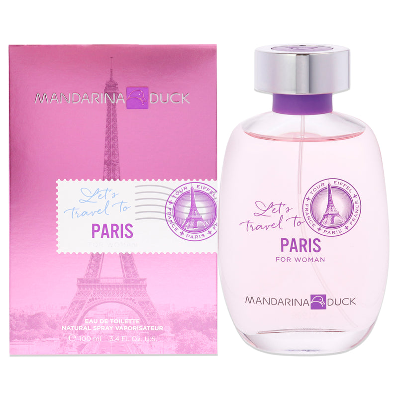Mandarina Duck Lets Travel To Paris by Mandarina Duck for Women - 3.4 oz EDT Spray