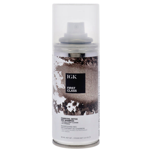 IGK First Class Charcoal Detox Dry Shampoo by IGK for Unisex - 2 oz Dry Shampo