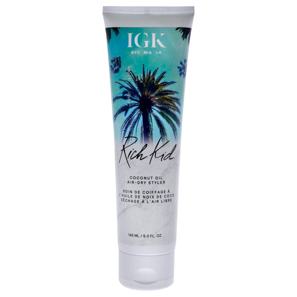 IGK Rich Kid Wave Enhancing Air Dry Cream by IGK for Unisex - 5 oz Oil