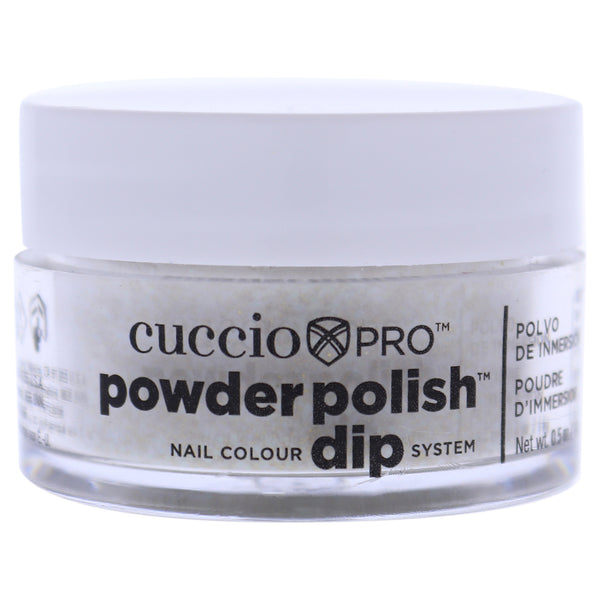 Cuccio Colour Pro Powder Polish Nail Colour Dip System - Gold Glitter by Cuccio Colour for Women - 0.5 oz Nail Powder