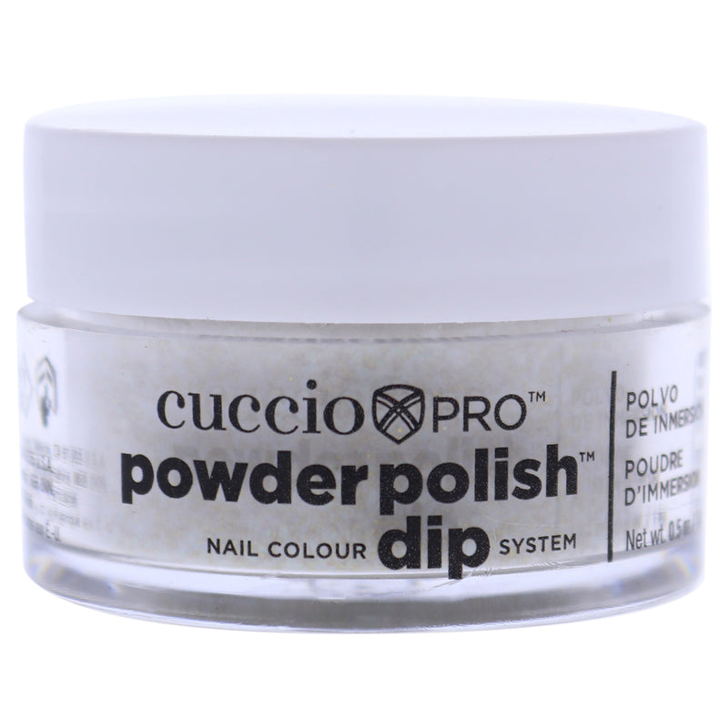 Cuccio Colour Pro Powder Polish Nail Colour Dip System - Gold Glitter by Cuccio Colour for Women - 0.5 oz Nail Powder
