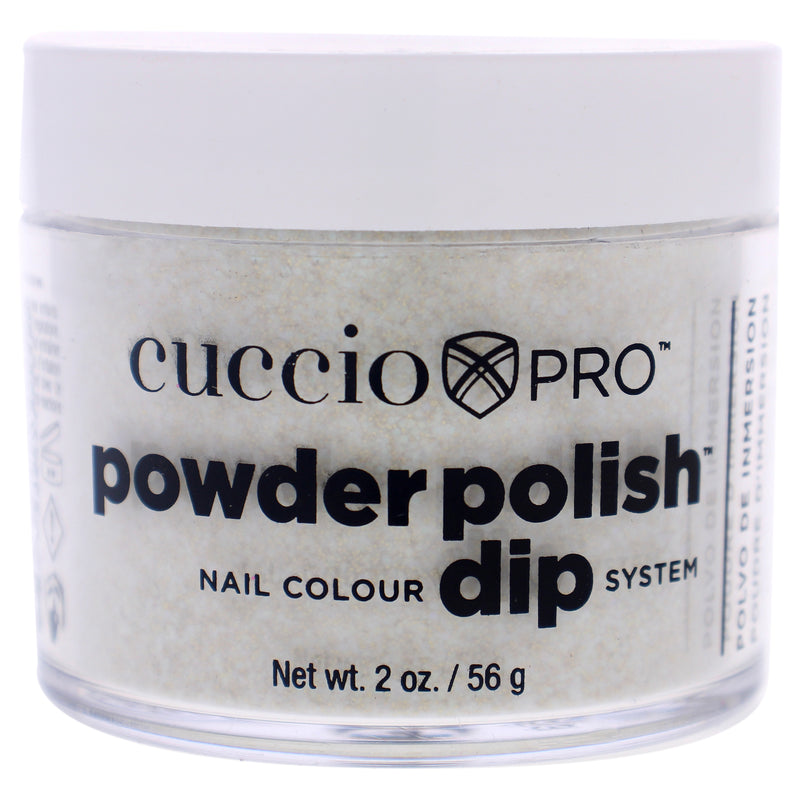 Cuccio Colour Pro Powder Polish Nail Colour Dip System - Gold Glitter by Cuccio Colour for Women - 1.6 oz Nail Powder