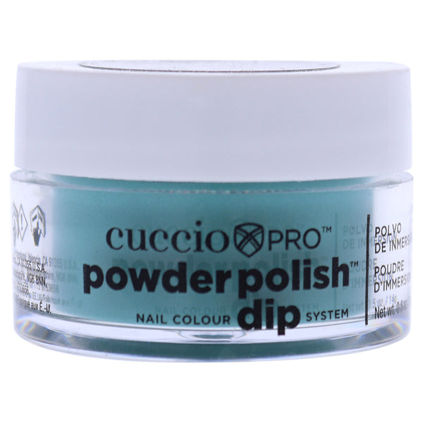Cuccio Colour Pro Powder Polish Nail Colour Dip System - Jade Green by Cuccio Colour for Women - 0.5 oz Nail Powder