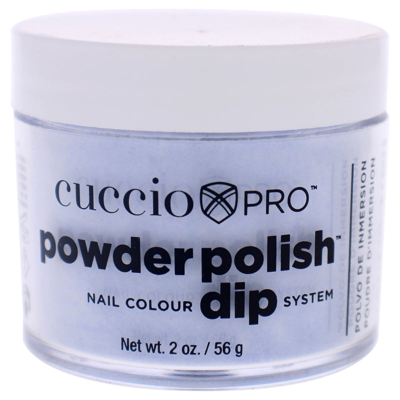 Cuccio Colour Pro Powder Polish Nail Colour Dip System - Baby Blue Glitter by Cuccio Colour for Women - 1.6 oz Nail Powder