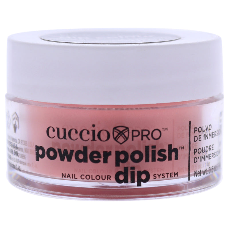Cuccio Colour Pro Powder Polish Nail Colour Dip System - Peach by Cuccio Colour for Women - 0.5 oz Nail Powder