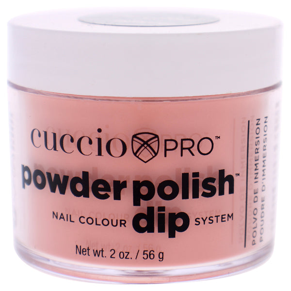 Cuccio Colour Pro Powder Polish Nail Colour Dip System - Peach by Cuccio Colour for Women - 1.6 oz Nail Powder