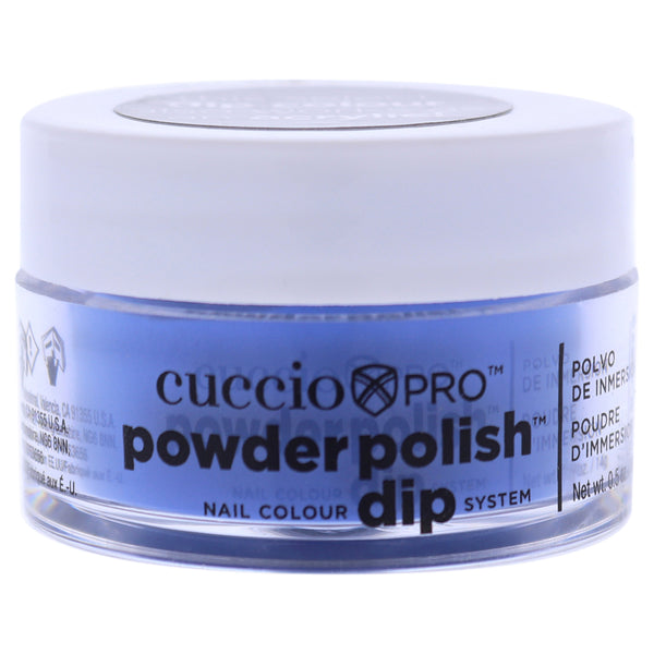 Cuccio Colour Pro Powder Polish Nail Colour Dip System - Ink Blue by Cuccio Colour for Women - 0.5 oz Nail Powder