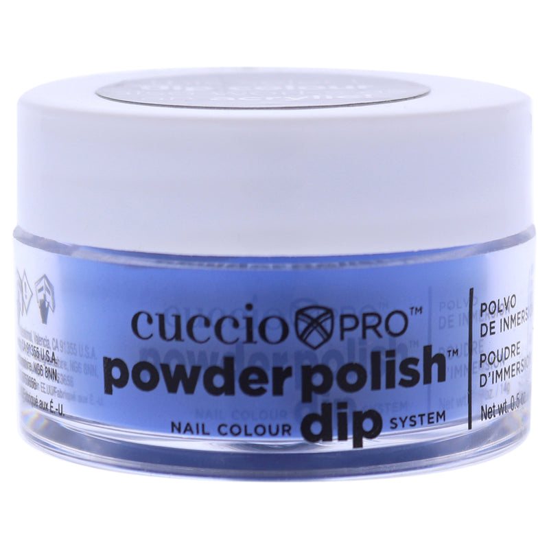 Cuccio Colour Pro Powder Polish Nail Colour Dip System - Ink Blue by Cuccio Colour for Women - 0.5 oz Nail Powder