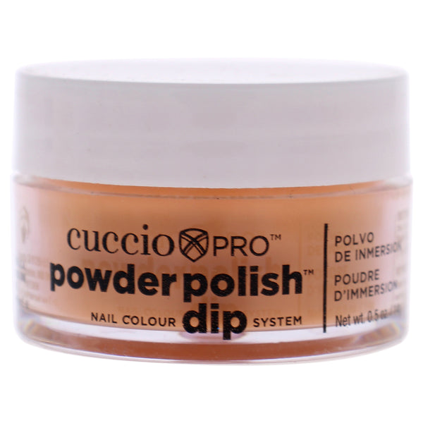 Cuccio Colour Pro Powder Polish Nail Colour Dip System - Carrot Orange by Cuccio Colour for Women - 0.5 oz Nail Powder