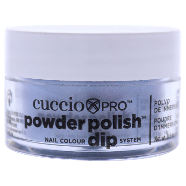 Cuccio Colour Pro Powder Polish Nail Colour Dip System - Blue with Blue Mica by Cuccio Colour for Women - 0.5 oz Nail Powder