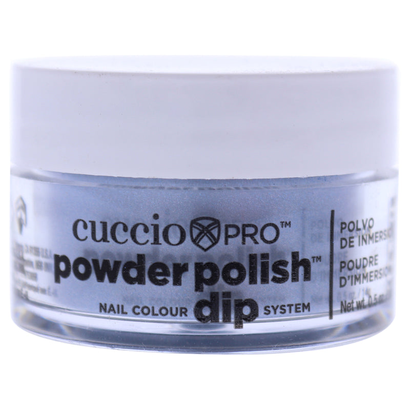 Cuccio Colour Pro Powder Polish Nail Colour Dip System - Blue with Blue Mica by Cuccio Colour for Women - 0.5 oz Nail Powder
