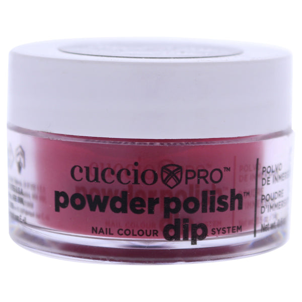 Cuccio Colour Pro Powder Polish Nail Colour Dip System - Strawberry Red by Cuccio Colour for Women - 0.5 oz Nail Powder