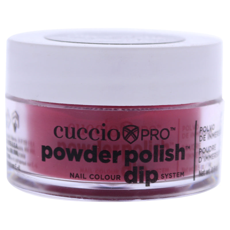 Cuccio Colour Pro Powder Polish Nail Colour Dip System - Strawberry Red by Cuccio Colour for Women - 0.5 oz Nail Powder