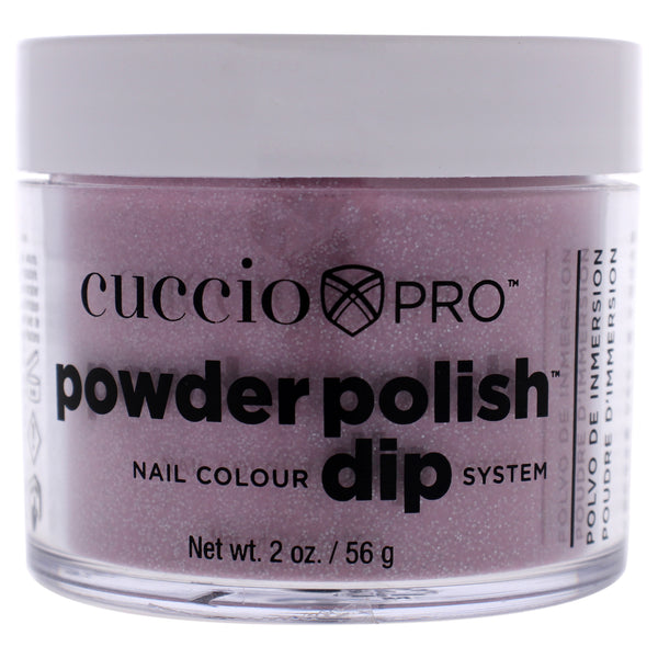 Cuccio Colour Pro Powder Polish Nail Colour Dip System - Pink with Silver Glitter by Cuccio Colour for Women - 1.6 oz Nail Powder