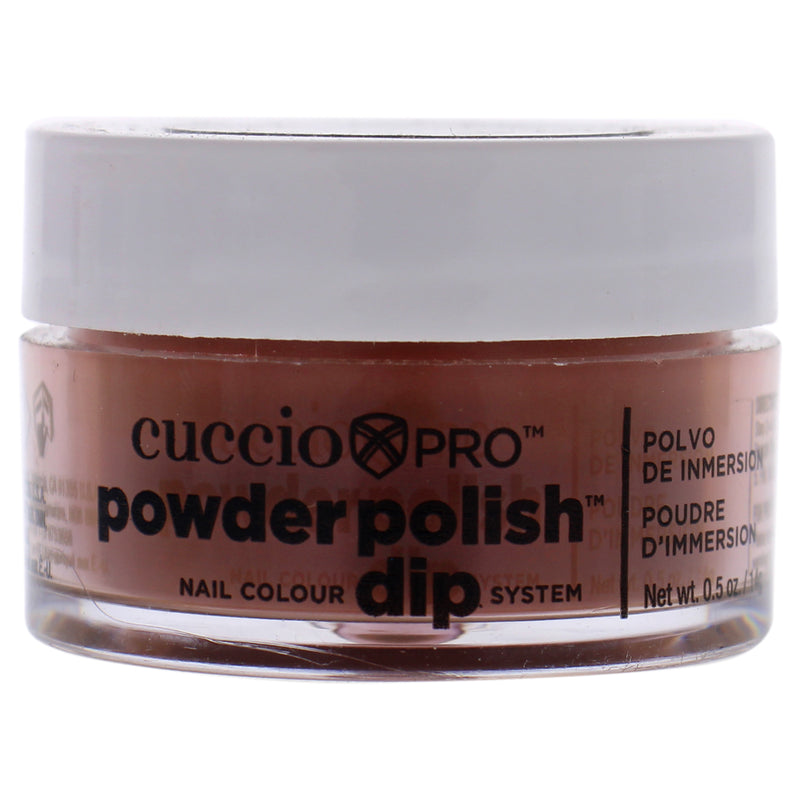 Cuccio Colour Pro Powder Polish Nail Colour Dip System - Brick Orange by Cuccio Colour for Women - 0.5 oz Nail Powder