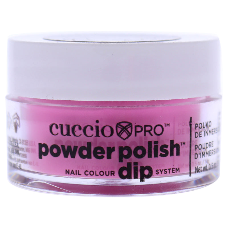 Cuccio Colour Pro Powder Polish Nail Colour Dip System - Bright Pink by Cuccio Colour for Women - 0.5 oz Nail Powder