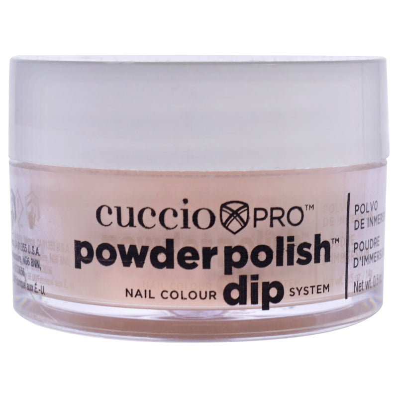 Cuccio Pro Pro Powder Polish Nail Colour Dip System - Flattering Peach by Cuccio Pro for Women - 0.5 oz Nail Powder