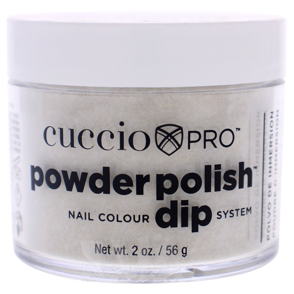 Cuccio Colour Pro Powder Polish Nail Colour Dip System - Gold With Rimbow Mica by Cuccio Colour for Women - 1.6 oz Nail Powder