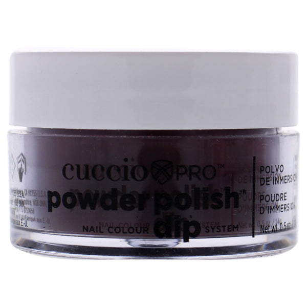 Cuccio Colour Pro Powder Polish Nail Colour Dip System - Midnight Purple by Cuccio Colour for Women - 0.5 oz Nail Powder