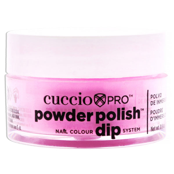 Cuccio Colour Pro Powder Polish Nail Colour Dip System - Neon Pink by Cuccio Colour for Women - 0.5 oz Nail Powder