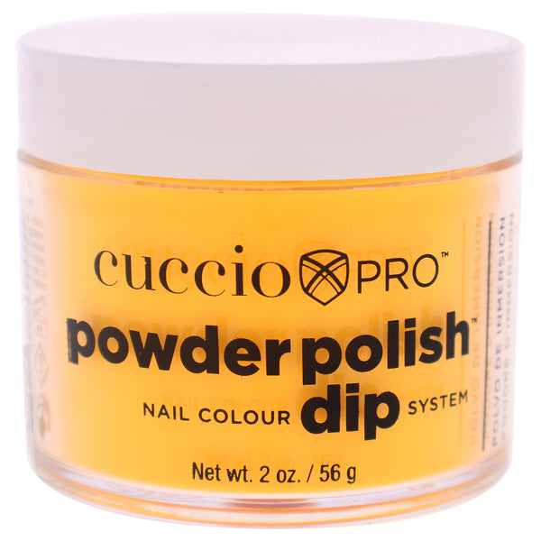 Cuccio Colour Pro Powder Polish Nail Colour Dip System - Neon Tangerine by Cuccio Colour for Women - 1.6 oz Nail Powder