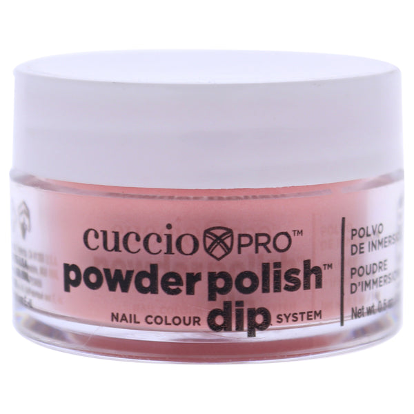 Cuccio Colour Pro Powder Polish Nail Colour Dip System - Pastel Peach by Cuccio Colour for Women - 0.5 oz Nail Powder