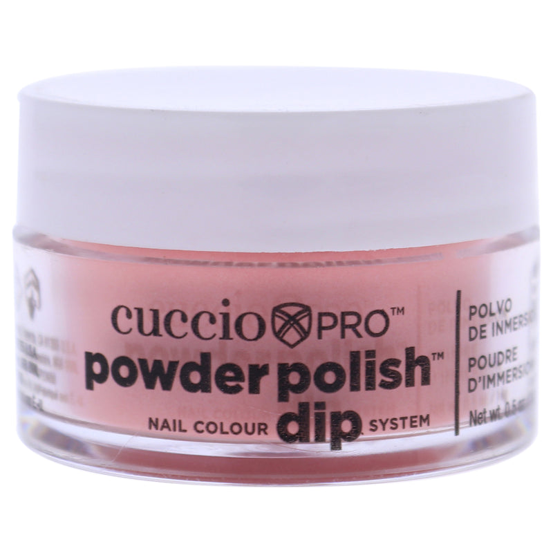 Cuccio Colour Pro Powder Polish Nail Colour Dip System - Pastel Peach by Cuccio Colour for Women - 0.5 oz Nail Powder