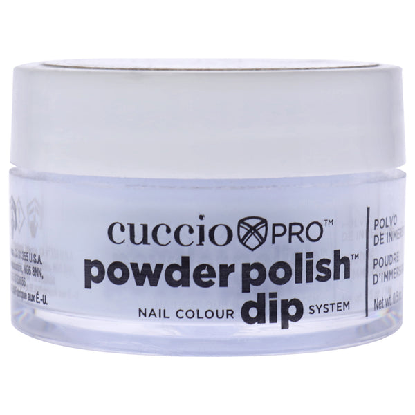 Cuccio Colour Pro Powder Polish Nail Colour Dip System - Peppermint Pastel Blue by Cuccio Colour for Women - 0.5 oz Nail Powder