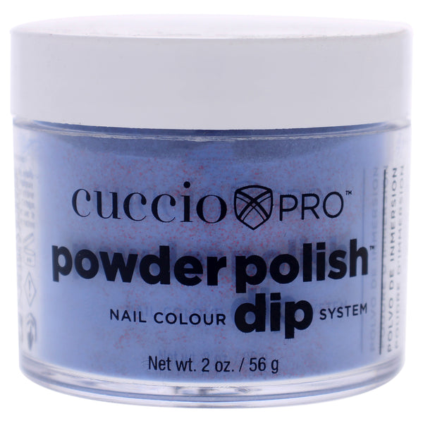 Cuccio Colour Pro Powder Polish Nail Colour Dip System - Purple With Red Glitter by Cuccio Colour for Women - 1.6 oz Nail Powder