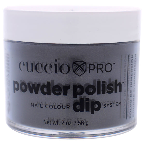 Cuccio Colour Pro Powder Polish Nail Colour Dip System - Silver With Grey Undertones by Cuccio Colour for Women - 1.6 oz Nail Powder