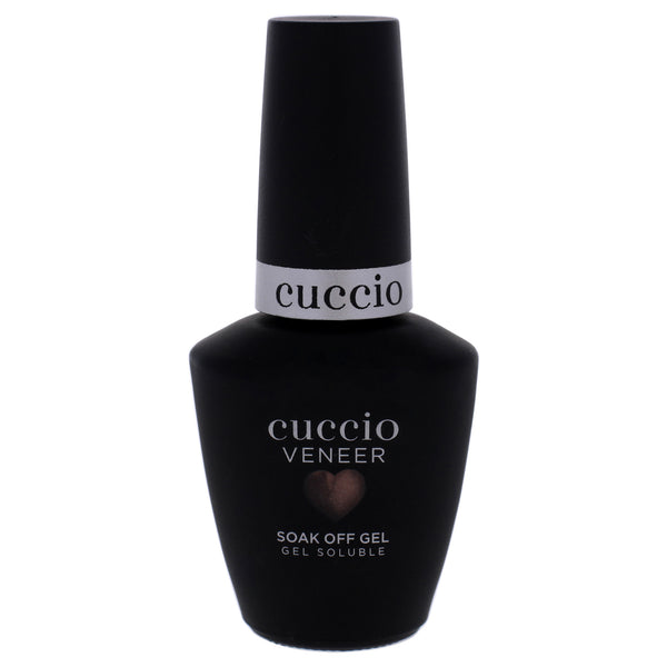 Cuccio Colour Veener Soak Off Gel - Rose Gold Slippers by Cuccio Colour for Women - 0.44 oz Nail Polish