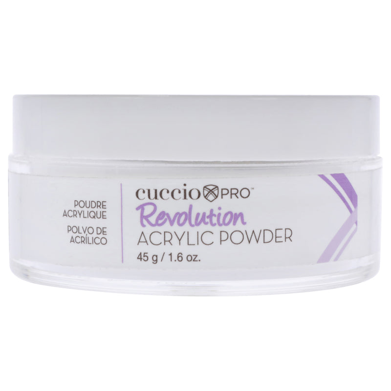 Cuccio Pro Revolution Acrylic Powder - Clear by Cuccio Pro for Women - 1.6 oz Acrylic Powder