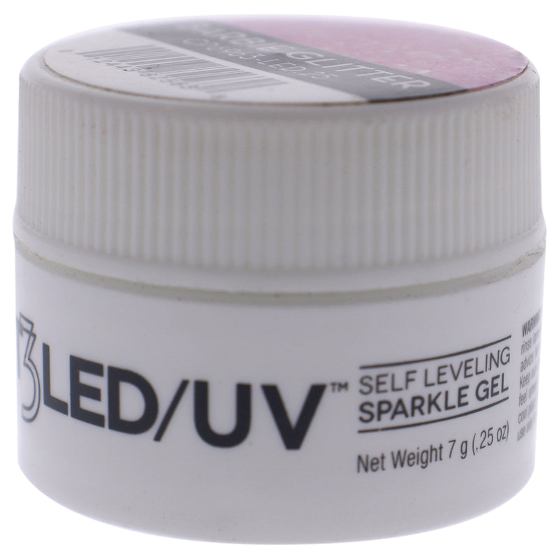 Cuccio Pro T3 Self Leveling Sparkle Gel - Barbie Glitter by Cuccio Pro for Women - 0.25 oz Nail Gel