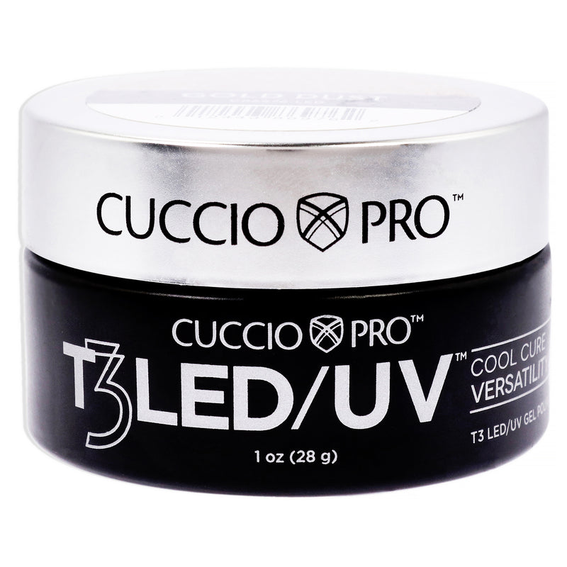 Cuccio Pro T3 Cool Cure Versatility Gel - Gold Dust by Cuccio Pro for Women - 1 oz Nail Gel