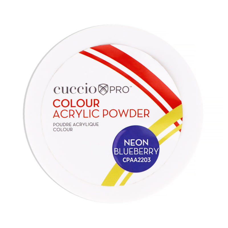 Cuccio PRO Colour Acrylic Powder - Neon Blueberry by Cuccio PRO for Women - 1.6 oz Acrylic Powder