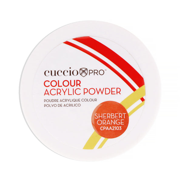 Cuccio PRO Colour Acrylic Powder - Sherbert Orange by Cuccio PRO for Women - 1.6 oz Acrylic Powder