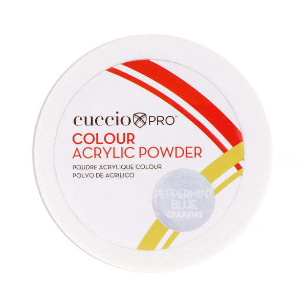 Cuccio PRO Colour Acrylic Powder - Peppermint Blue by Cuccio PRO for Women - 1.6 oz Acrylic Powder