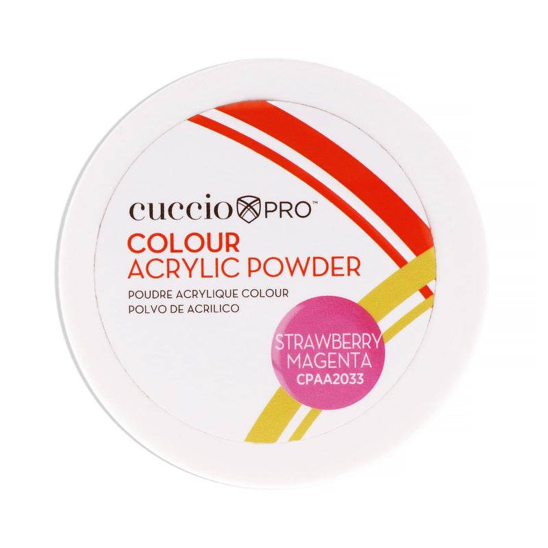 Cuccio PRO Colour Acrylic Powder - Strawberry Magenta by Cuccio PRO for Women - 1.6 oz Acrylic Powder