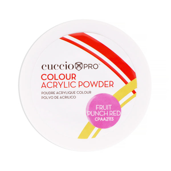 Cuccio PRO Colour Acrylic Powder - Fruit Punch Red by Cuccio PRO for Women - 1.6 oz Acrylic Powder