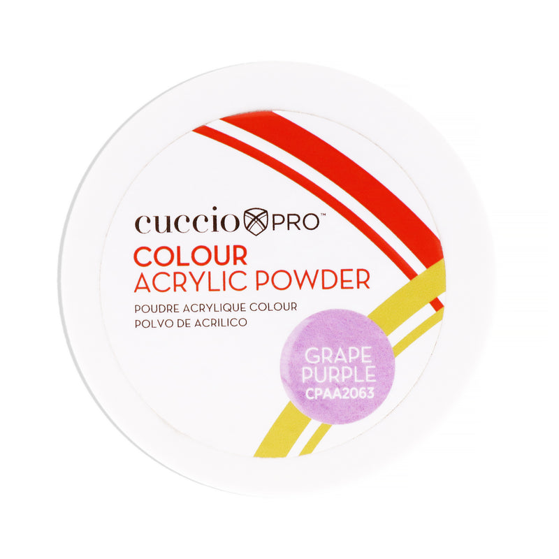 Cuccio PRO Colour Acrylic Powder - Grape Purple by Cuccio PRO for Women - 1.6 oz Acrylic Powder
