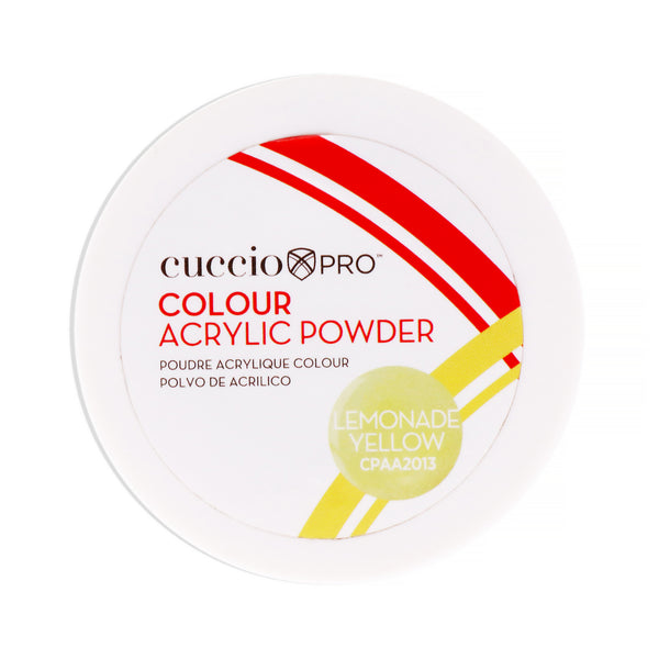 Cuccio PRO Colour Acrylic Powder - Lemonade Yellow by Cuccio PRO for Women - 1.6 oz Acrylic Powder