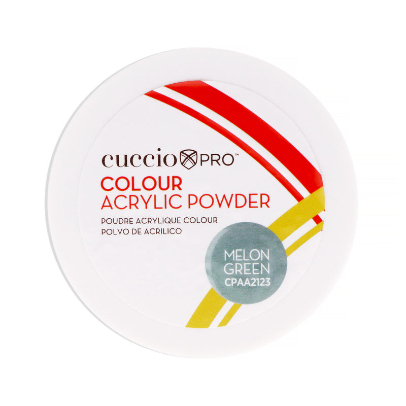 Cuccio PRO Colour Acrylic Powder - Melon Green by Cuccio PRO for Women - 1.6 oz Acrylic Powder