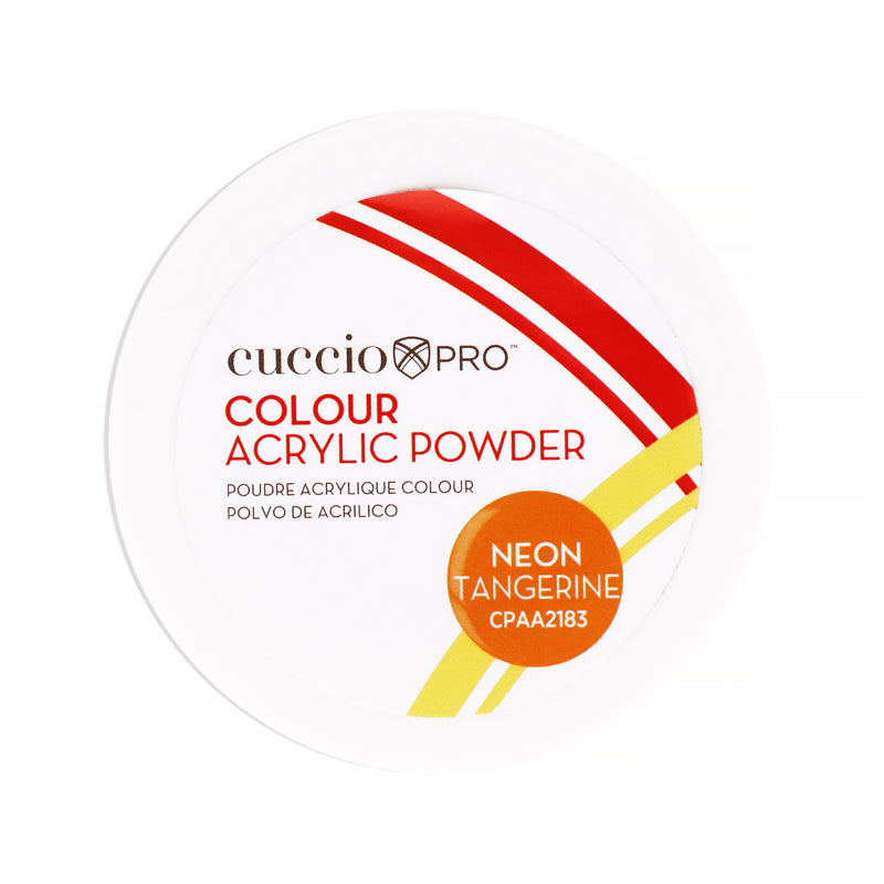 Cuccio PRO Colour Acrylic Powder - Neon Tangerine by Cuccio PRO for Women - 1.6 oz Acrylic Powder