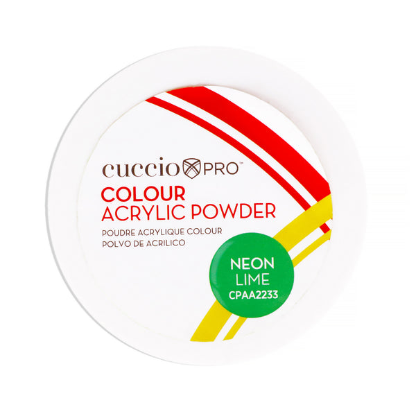 Cuccio PRO Colour Acrylic Powder - Neon Lime by Cuccio PRO for Women - 1.6 oz Acrylic Powder
