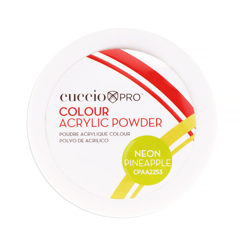 Cuccio PRO Colour Acrylic Powder - Neon Pineapple by Cuccio PRO for Women - 1.6 oz Acrylic Powder