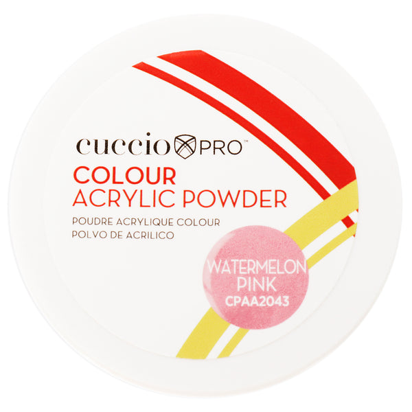 Cuccio Pro Colour Acrylic Powder - Watermelon Pink by Cuccio Pro for Women - 1.6 oz Acrylic Powder