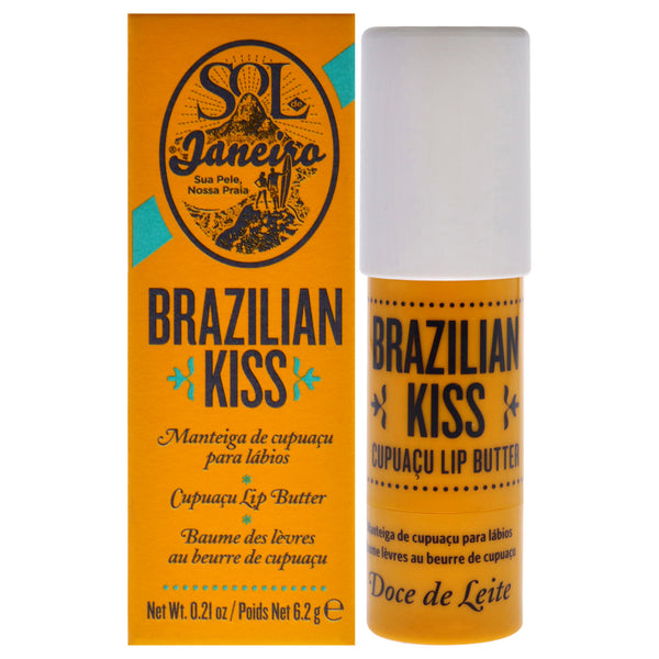 Sol de Janeiro Brazilian Kiss Cupuacu Lip Butter by Sol de Janeiro for Unisex - 0.21 oz Lip Balm