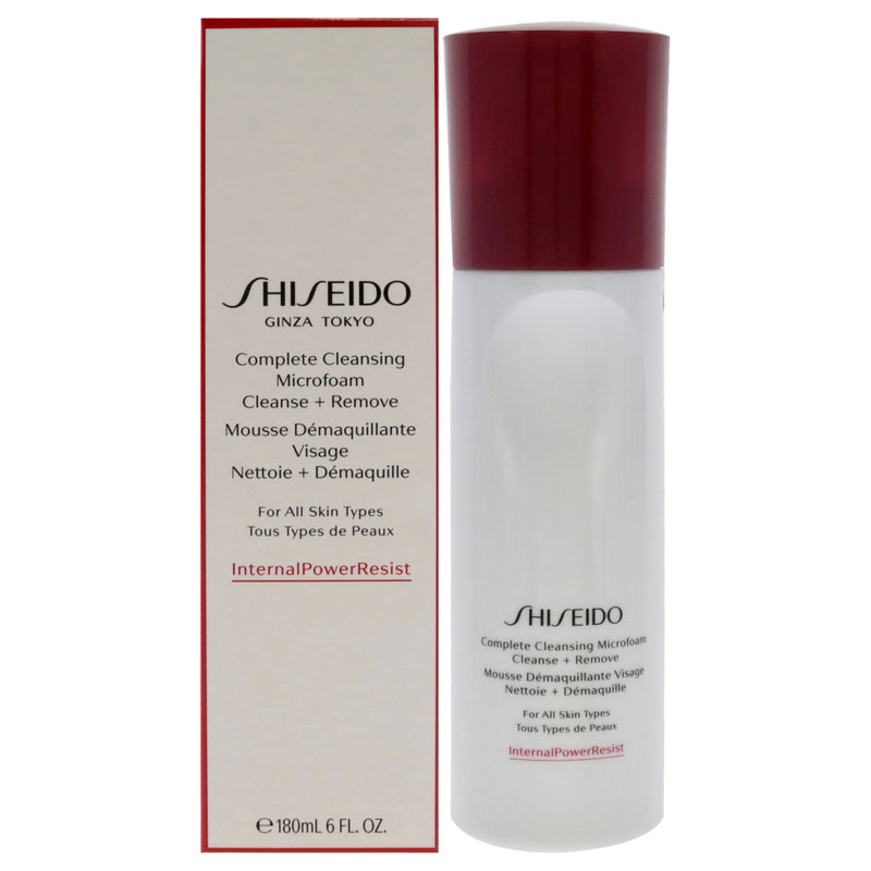 Shiseido Complete Cleansing Microfoam by Shiseido for Women - 6 oz Cleanser
