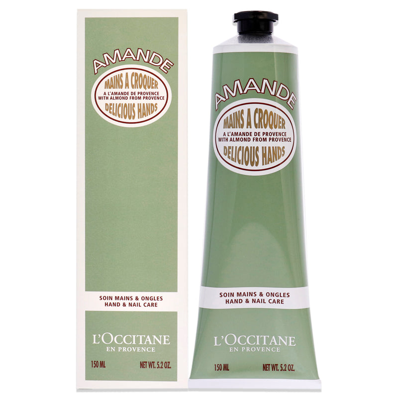 L'Occitane Almond Delicious Hands Cream by LOccitane for Unisex - 5.2 oz Cream